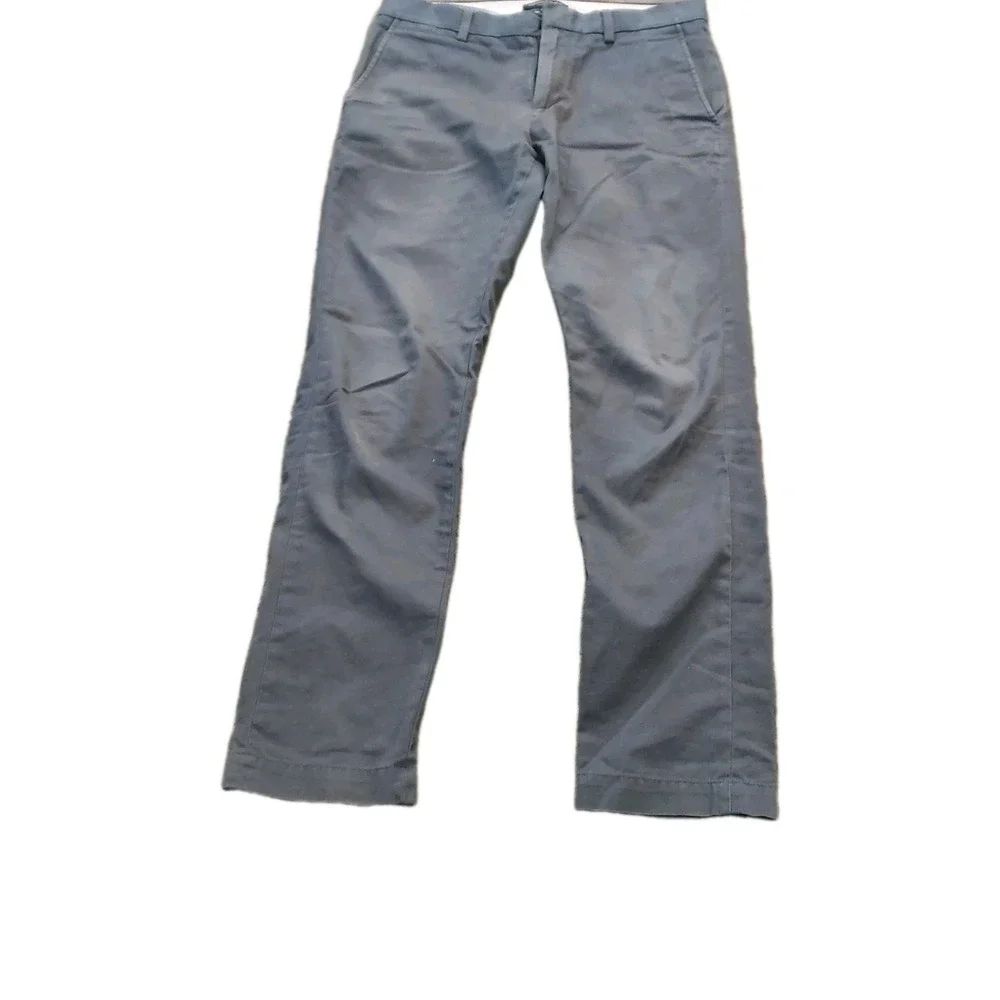 Men's‎ Banana Republic Aiden Chino Slim 30x32 Gray Pants Preppy Classic